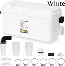 Macerator Pump Sink Sewerage Pump, 250W Utility Sink Pump Upflush to 22.9ft/7 m