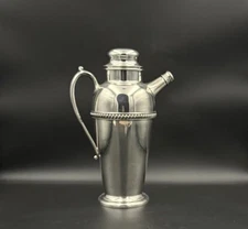 Crescent Company Silverplated Cocktail Shaker 11”