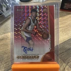 Quinten Post RC Auto 2025 Topps Finest Flashback Red Geo Refractor /5 Warriors