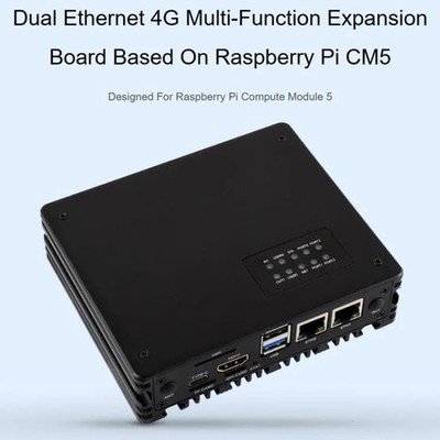 Waveshare 34252 CM5 Gigabit/2.5G Dual Ethernet Multi-Function Expansion Board S