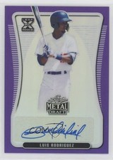 2020 Leaf Metal Draft Purple Rainbow 3/25 Luis Rodriguez #BA-LR1 Auto 03wr