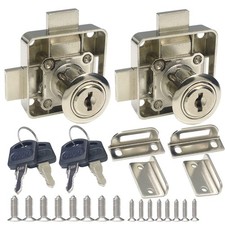 Cabinet Double Door Lock Drawer Lock Safety Lock Keyed Alike Double Deadbol...