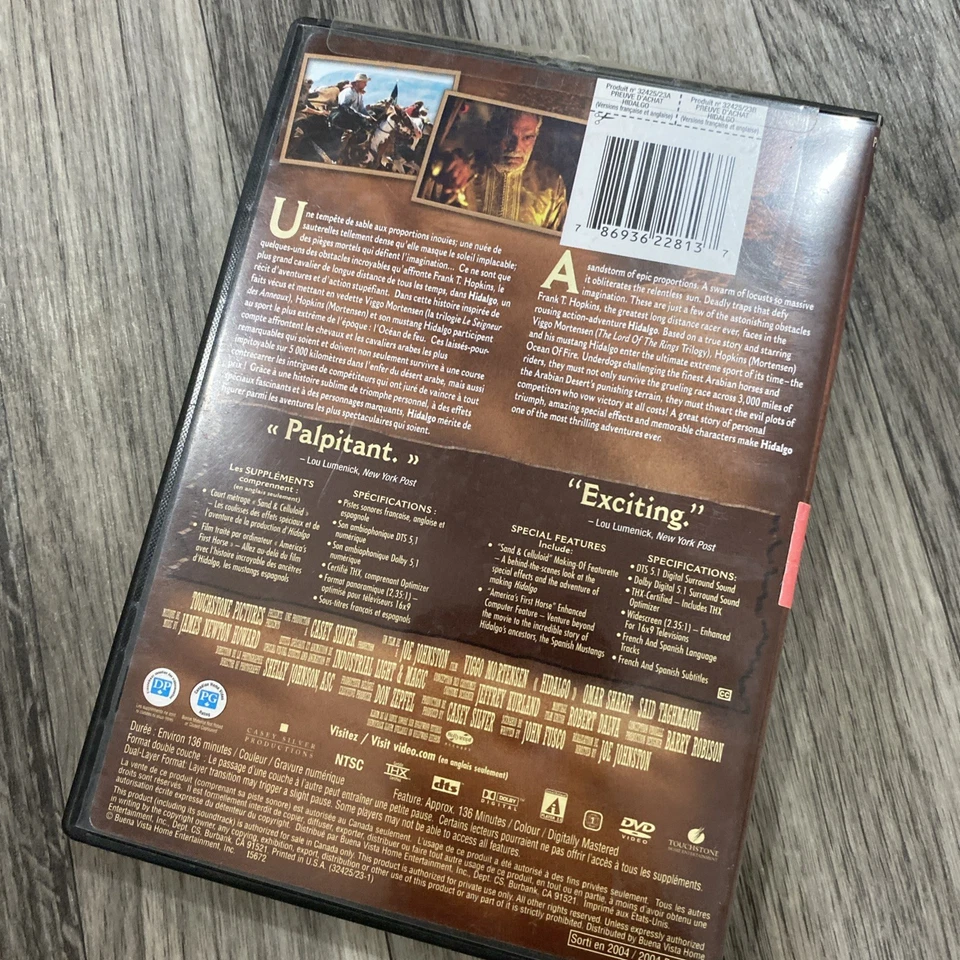 Hidalgo (DVD, 2010, Canadian) Foto 2 de 2