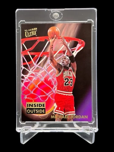 1993 Fleer Ultra MICHAEL JORDAN INSIDE OUTSIDE CHICAGO BULLS 4/10🔥RARE SP🔥