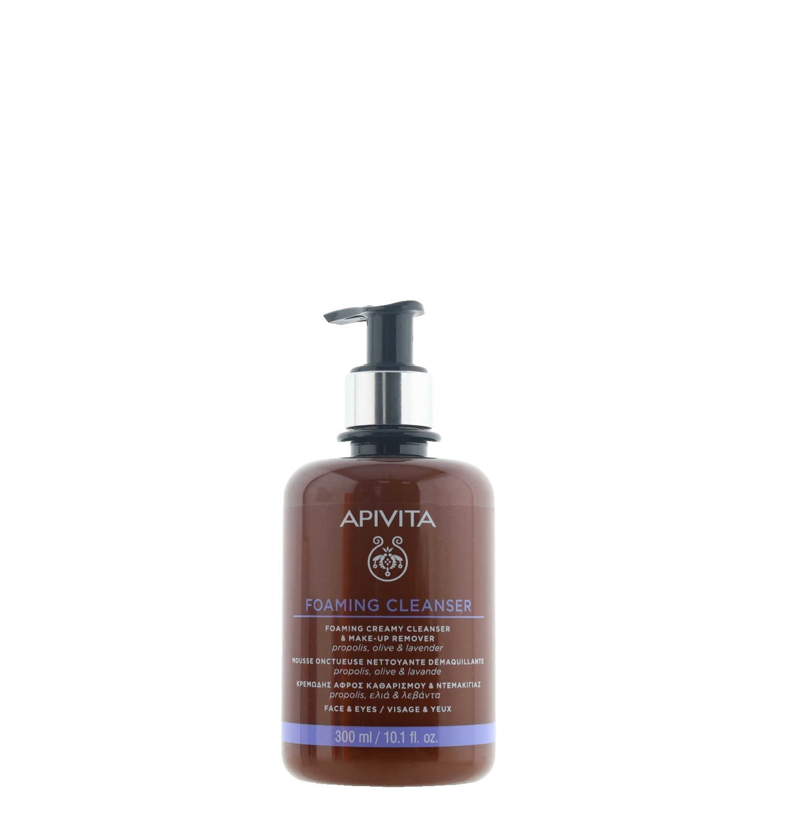 Apivita Cleansing Foaming Cleanser Gentle Cleansing Foam 300 Ml - Image 2