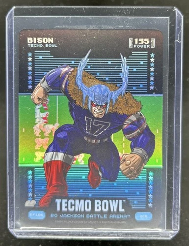 2026 Bo Jackson Battle Arena Tecmo Bowl Bison ICE Battlefoil #BF185