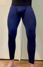 Men’s N2N Pouch Tights - Large Navy Blue Pre Owned