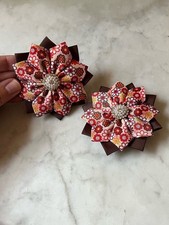 Flower Hair Clips - NWOT