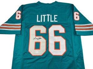 Larry Little Signed Autograph Football Jersey JSA COA Miami Dolphins Great!