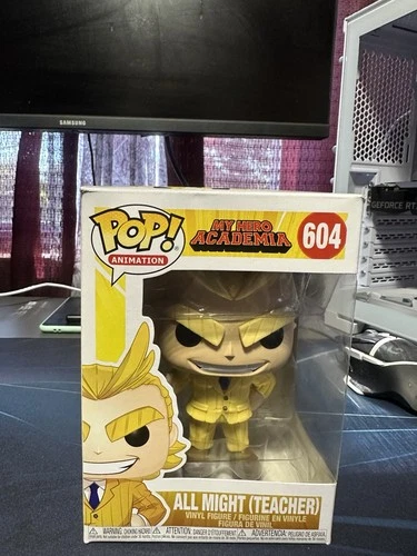 Funko Pop! Animation: My Hero Academia- All Might Teacher #604(damaged)