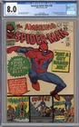 AMAZING SPIDER-MAN #38 CGC 8.0 OFF-WHITE TO WHITE PAGES 1966