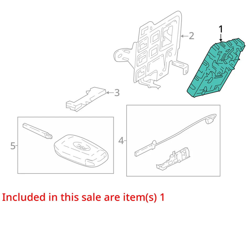Módulo de controle de carroceria Ford EcoSport 2018 BCM 1953260 - Imagem 3 de 4
