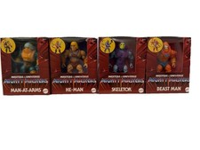 Masters of the Universe Mighty Masters Beast Man Skeletor He-Man Man-At-Arms Set