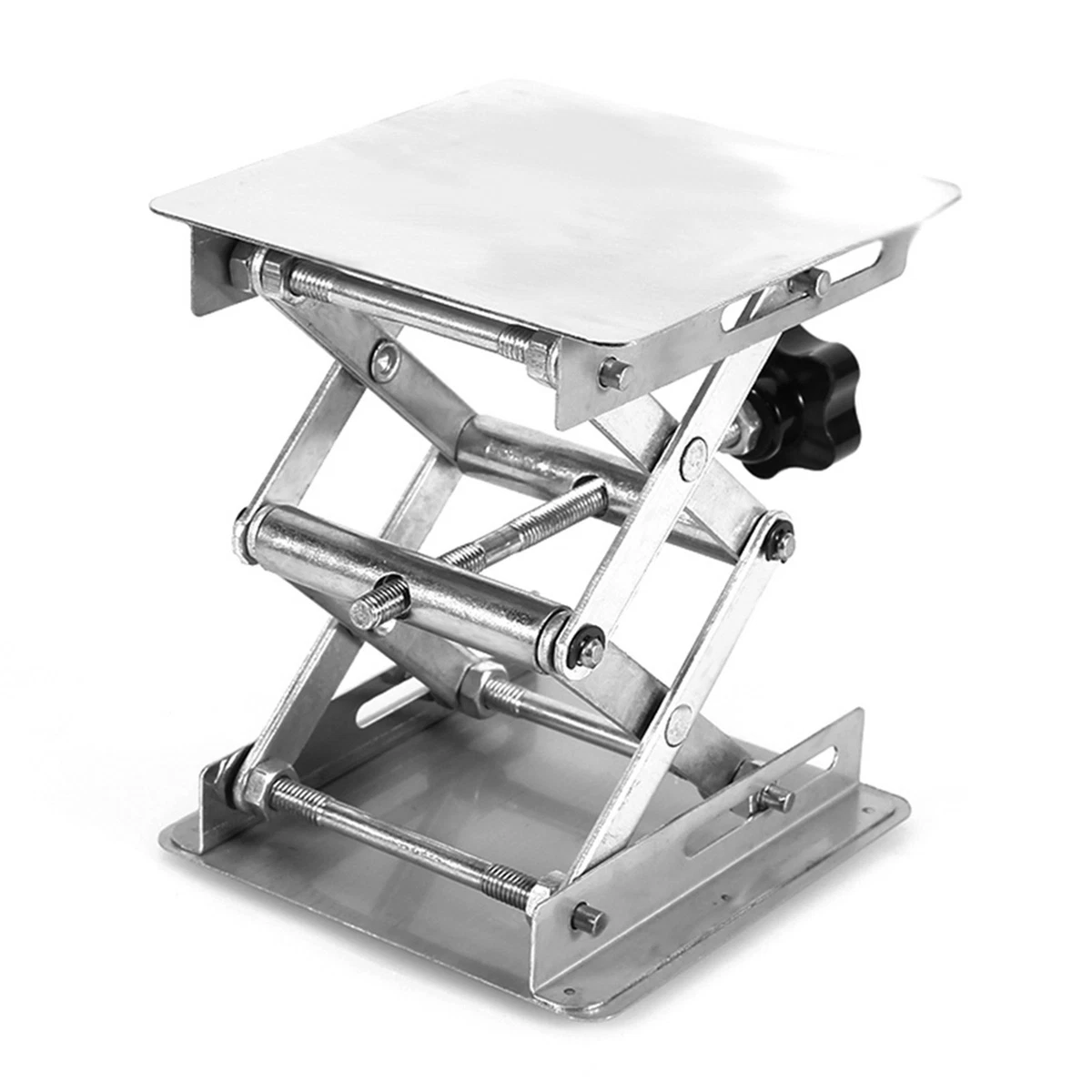 Laboratory Lift Stainless Steel Scissor Stand For Lab Use 100x100mm