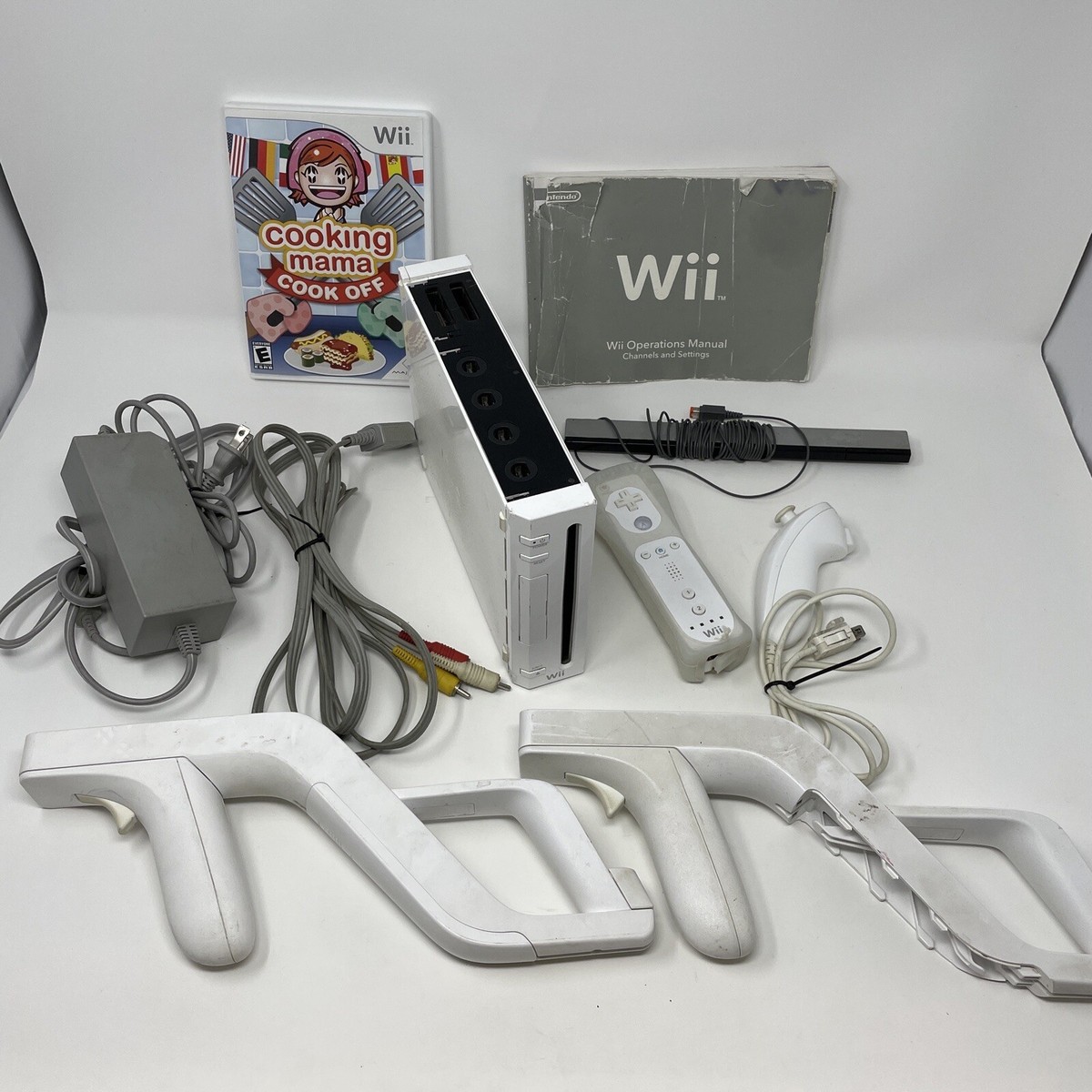 Nintendo Wii Video Game Console Bundle With Games