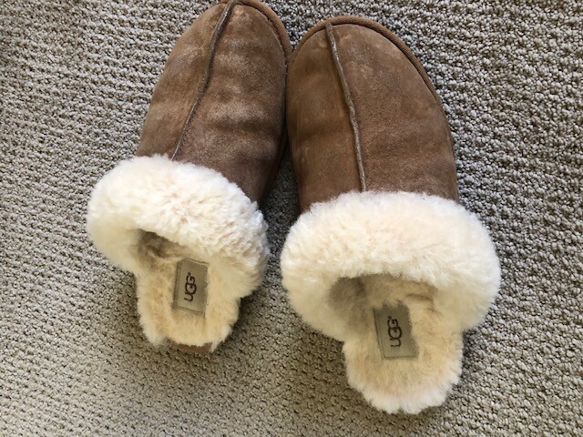 ugg scuffette ii womens chestnut brown sheepskin slippers
