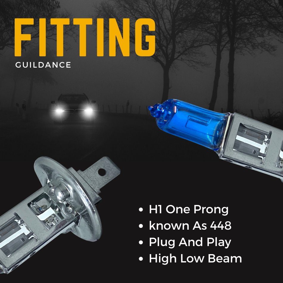 2 Laser White H15 LED Bulbs High Beam Headlight Xentec 6000k Hid Color 6k Lights