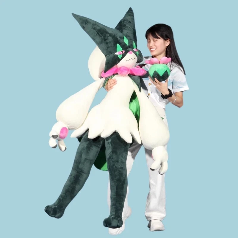 1 1 Meowscarada Plush Doll Stuffed Toy Anime Giant Cosplay Plushie Pillow Gift