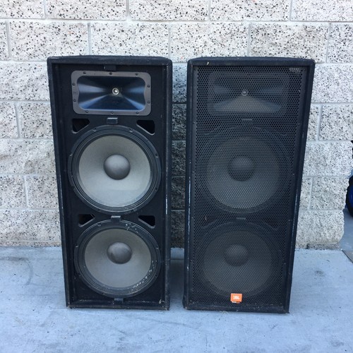 JBL SF25 PA Speakers Pair. each w 2- 15 