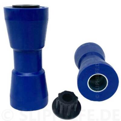 Kielrolle blueLine 198 mm für Achse 16/20 mm Polyurethan mit Stahlhülse!