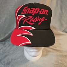 Vtg Snap-On Racing Snapback Hat Cap K Products Made in USA Flames