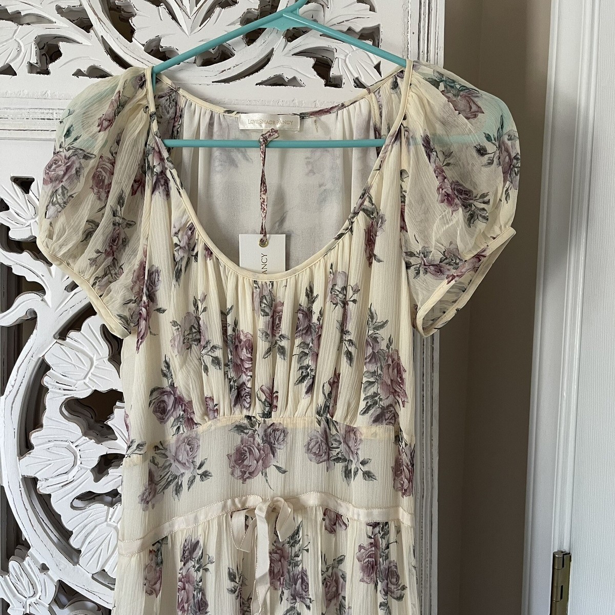 loveshackfancy angie silk dress NWT loveshackfancy angie dress