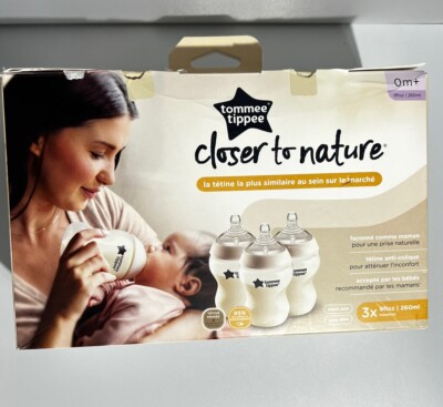 Tommee Tippee Closer to Nature Baby Bottles | Slow Flow Breast-Like Nipple