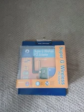 Blitzz Super G Wireless LAN PCI Adapter 108Mbps 802.11b/g 2.4GHz WEP BWI 715 NEW