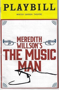 MUSIC MAN PLAYBILL AUGUST 2022 Hugh Jackman Signed Autographed Playbill