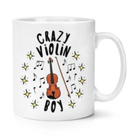 VerrüCkte Violine Jungen Stars 284Ml Becher Tasse Musik Spass Sohn Geiger Lustig