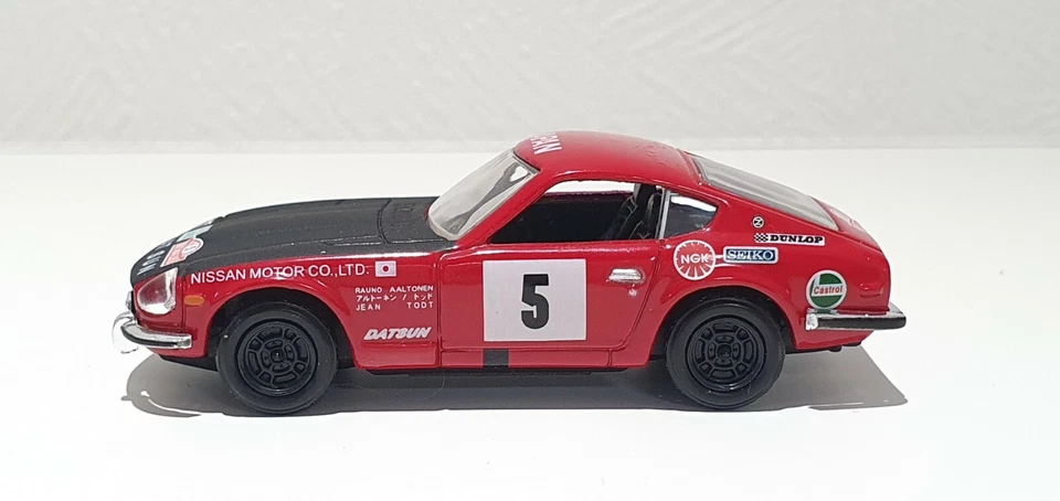 1/64 Konami Dydo DATSUN NISSAN FAIRLADY 240Z RALLY modelo de coche fundido a presión  Foto 2 de 3