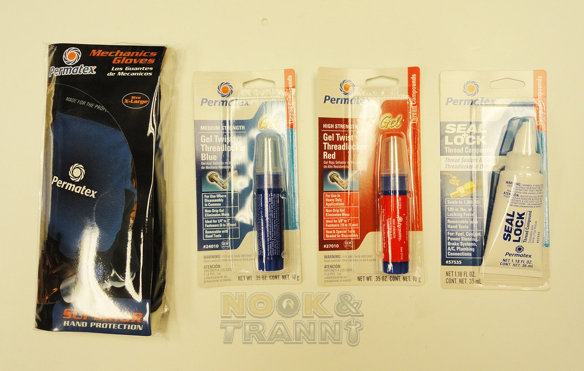 Auto Mechanics Technician Gift Set Red/Blue Thread Locker Sealer