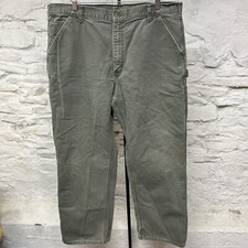 Carhartt Pants Faded Carpenter Loose Dungaree Fit Duck Workwear Men s 40x30