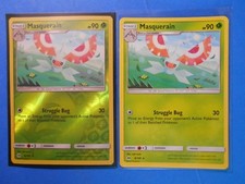 4x Masquerain 8/149 (3 reverse holo), 1x Surskit 7/149 Pokemon Sun & Moon NM