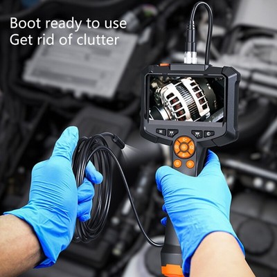 Industrial Endoscope USB C Rechargeable 8mm Diameter Borescope Inspection Camera