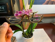 Vintage FRENCH Frame A-Paris Sunglasses Glasses Cat Eye Pointy RARE Stars