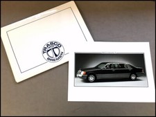 1992 1993 Trasco Mercedes Benz 1000SEL S-Class Limousine Sales Brochure Catalog