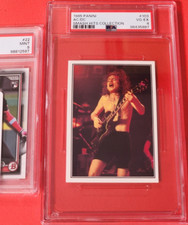 AC/DC Angus Young CARD GRADED PSA 4 VG-EX 1985 PANINI SMASH HITS COLLECTION