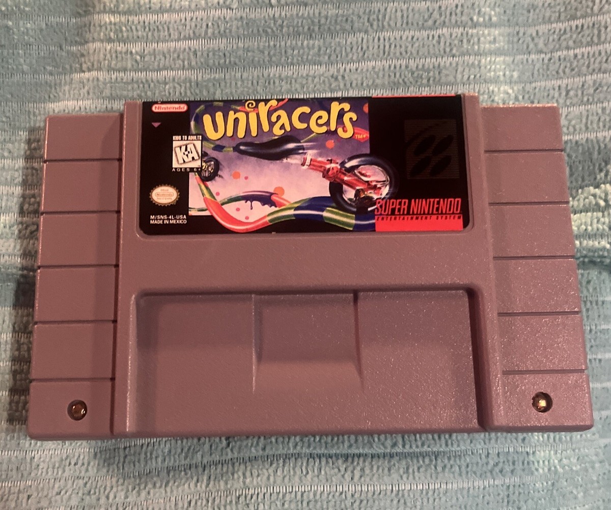 Uniracers (Super Nintendo SNES, 1994) Cartridge Only - Main Image