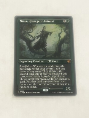 MTG Nissa, Resurgent Animist MOM: The Aftermath 0122 Foil Etched