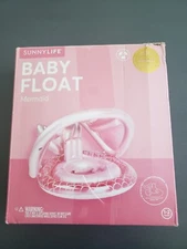 Sunnylife Mermaid Baby Float with Sun Visor