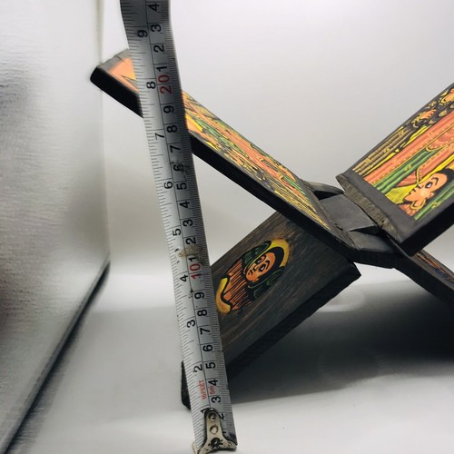 Ethiopian Orthodox Church Wood Bible Stand (Atranous) Hand Carved,Africa - Picture 7 of 7