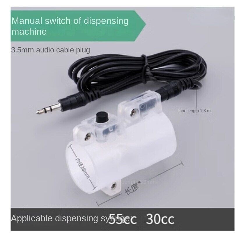 Glue Dispenser Connector Manual Dispensing Machine Accessories Control Switch