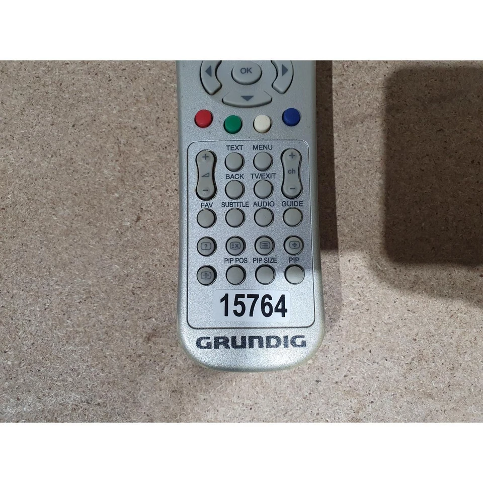 GRUNDIG RX9187R Remote Control Silver Wireless Infrared Handheld for LCD/TV - Image 3 of 4