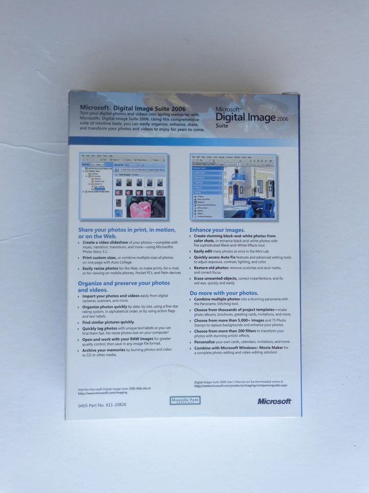 Microsoft Digital Image Suite 2006 (Small box, no manual) - Image 2 of 4