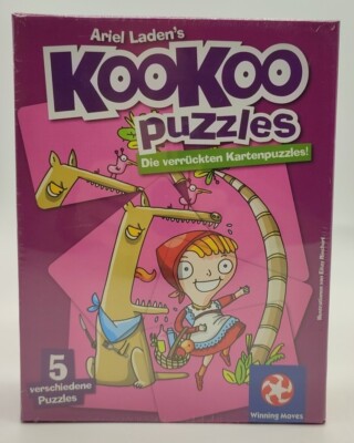 Winning Moves Kookoo Puzzle Rotkäppchen Märchen  neu 5 versch.Puzzel 