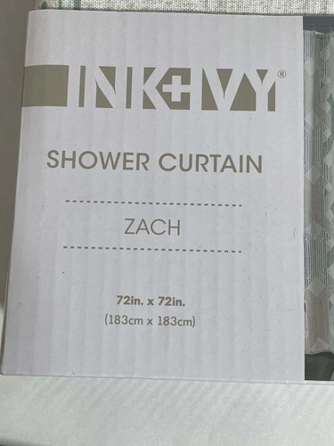 Ink+Ivy Zach Shower Curtain - Blue/grey - Picture 8 of 8