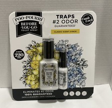 Poo-Pourri 2 Pack Classic Scents: Original Citrus  Fresh Air 220 Uses 
