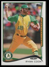 2014 Topps #243 Ryan Cook Oakland Athletics