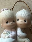 Vintage Precious Moments Love One Another Porcelain Ornament 522929 CHRISTMAS — photo 2